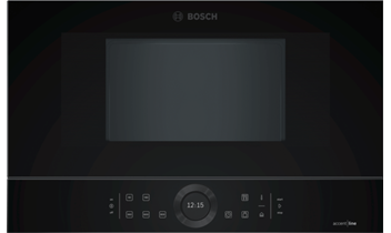 BOSCH Einbau-Mikrowelle, 60 x 38 cm, carbon black, Serie 8