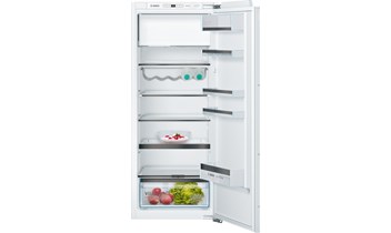 Bosch KIL52SDE0 Serie 6, Einbau-Kühlschrank mit Gefrierfach, 140 x 56 cm, Flachscharnier mit Softeinzug