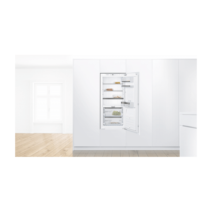 Bosch KIF41SDD0 Serie 8, Einbau-Kühlschrank, 122.5 x 56 cm, Flachscharnier mit Softeinzug