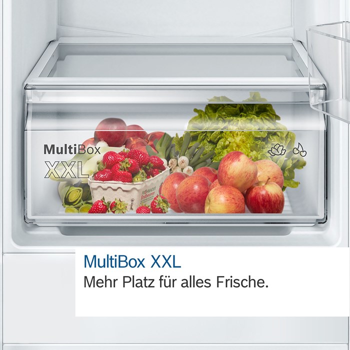 Bosch KIR81SDE0 Serie 6, Einbau-Kühlschrank, 177.5 x 56 cm, Flachscharnier mit Softeinzug