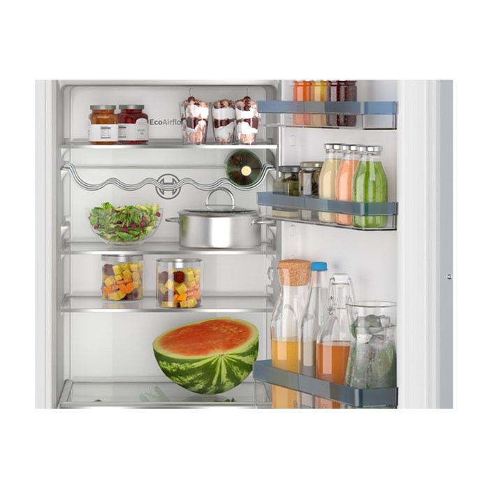 Serie 2, Einbau-Kühlschrank mit Gefrierfach, 122.5 x 56 cm,  Schleppscharnier, KIL42NSE0, Küchenfachmarkt Shop