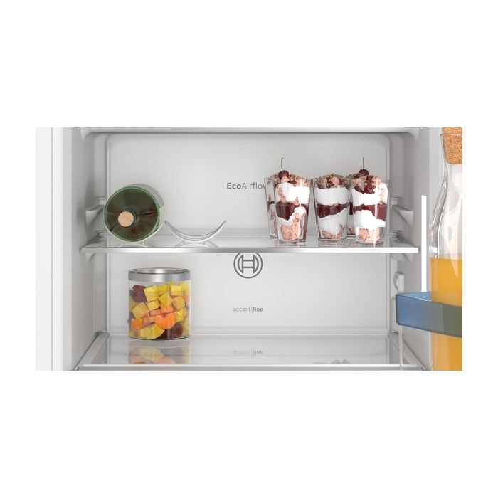 Bosch KIL22SFE0 Serie 4, Einbau-Kühlschrank mit Gefrierfach, 88 x 56 cm, Flachscharnier
