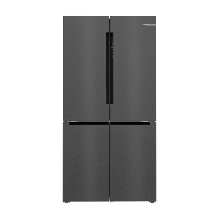 Bosch KFN96AXEA Serie 4, Kühl-Gefrier-Kombination, mehrtürig, 183 x 90.5 cm, Edelstahl schwarz