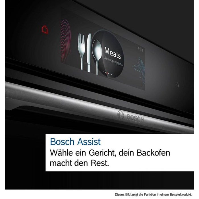 Bosch CMG978NB1 Serie 8, Einbau-Kompaktbackofen mit Mikrowellenfunktion, 60 x 45 cm, Schwarz