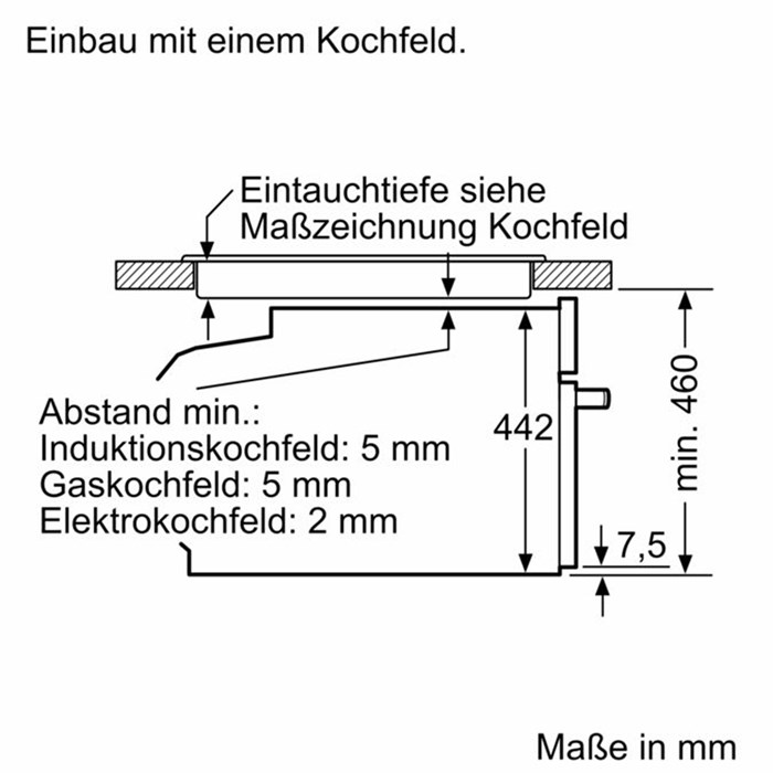 Bosch CMG976KB1 Serie 8, Einbau-Kompaktbackofen mit Mikrowellenfunktion, 60 x 45 cm, Schwarz