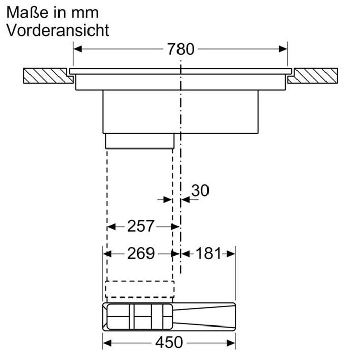 Bosch PXX820D51E Serie 8, Kochfeld mit Dunstabzug (Induktion), 80 cm, flächenbündig (integriert)